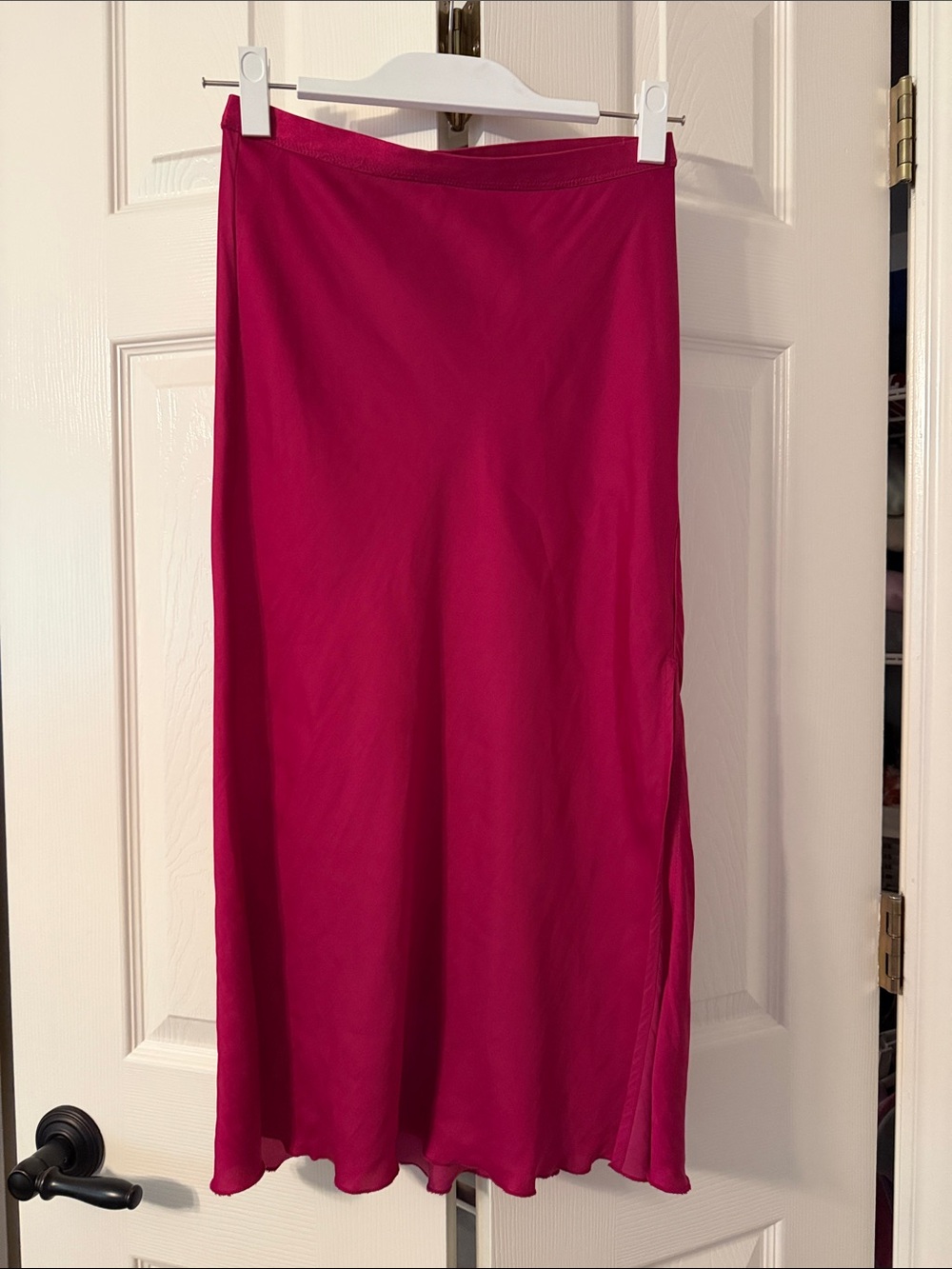 Free People Intimately Sweet Talker Midi Skirt in Fuschia
